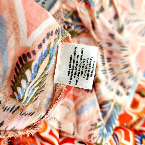 MISA Sari Floral Poplin Balloon-Sleeve Mini Dress - Picture 8 of 12